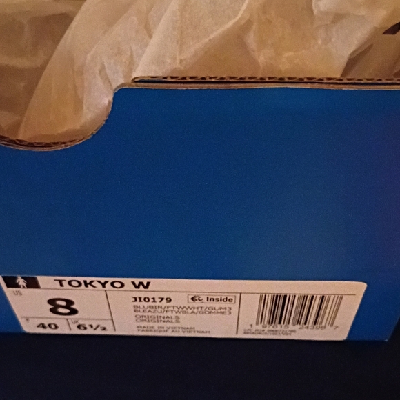 Adidas Tokyo Blue and White Sneakers - Picture 6 of 6